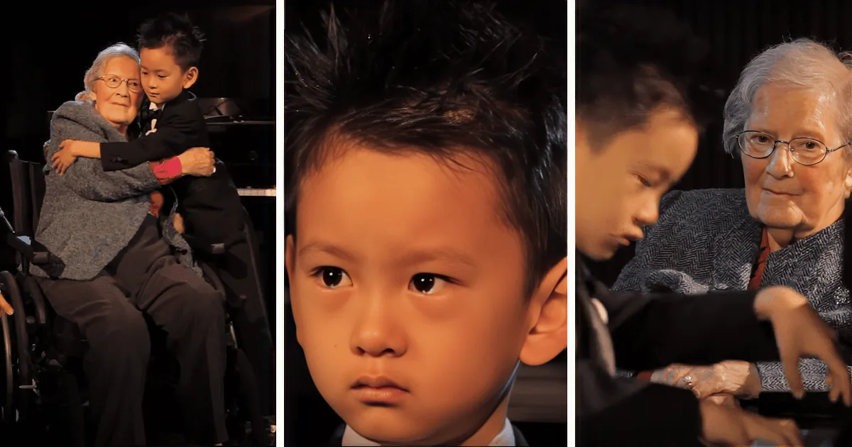 5-Yr-Old Piano Prodigy Plays for 101-Year-Old Fan. Her Request? I''m Crying...