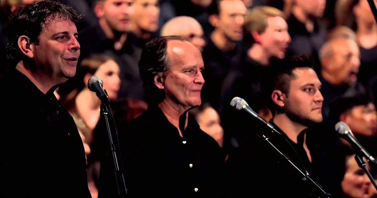 A Choir Mimics a Thunderstorm Using Their Hands, Then They Start Singing...