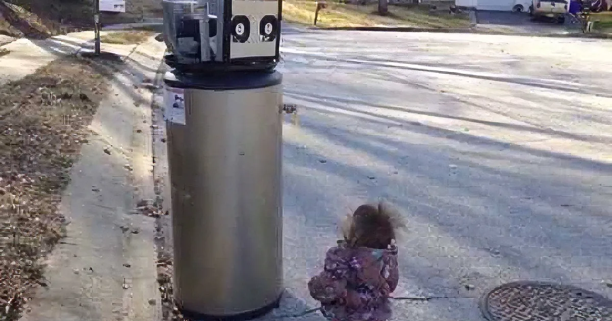 A Toddler Mistakes a Water Heater for a Robot. What She Does Next Will Melt Your Heart!