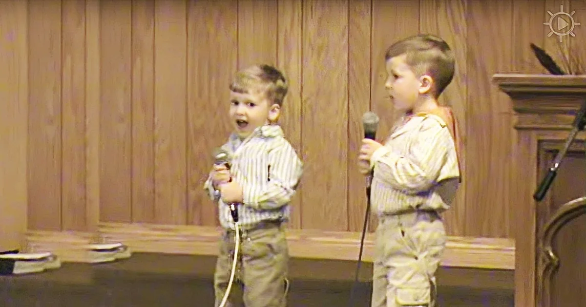 Little Brothers Sing Classic Hymn, Their Voices Will Melt Your Heart!