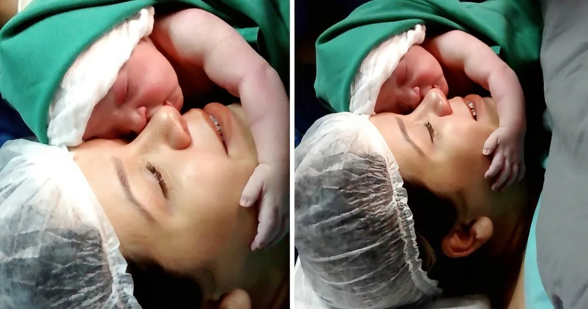 Nurse Films Newborn Cuddling Mom''s Face and It Is Beautiful