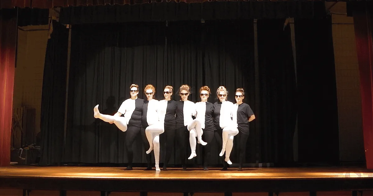 Seven Women Start Dancing; Before Long, You''ve Lost Track of Who''s Who