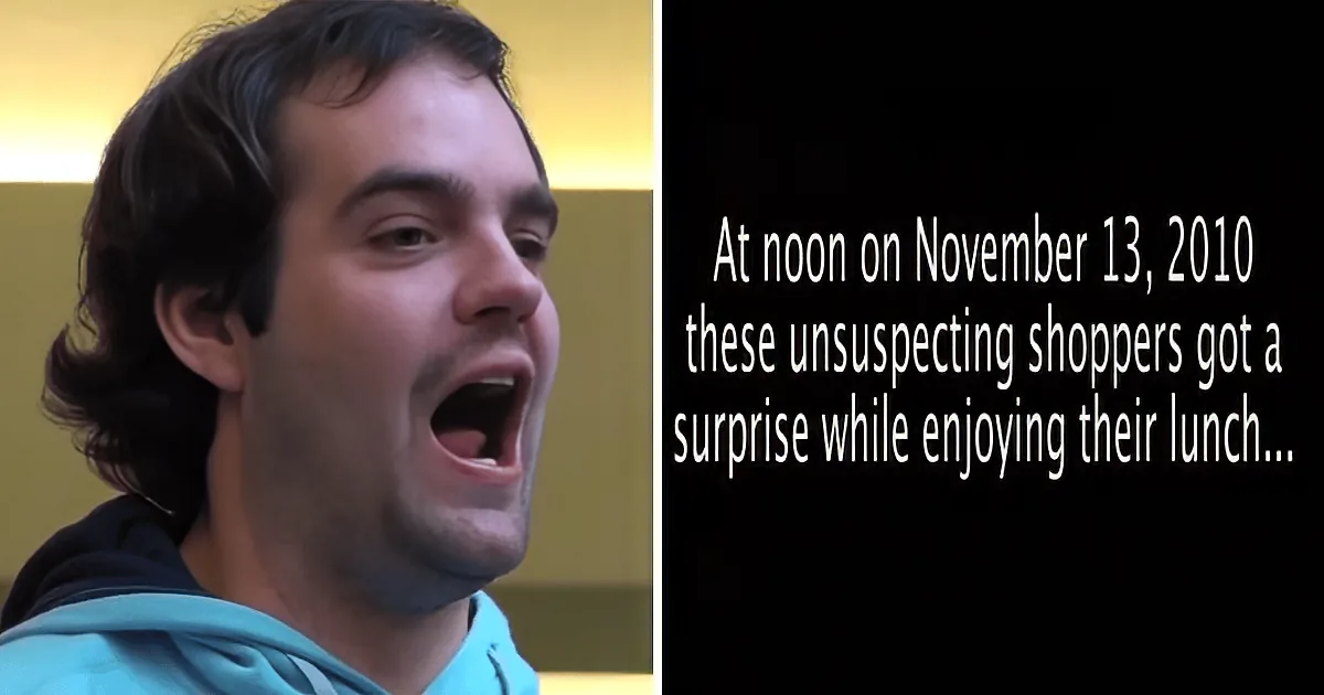 Woman Stands up Talking Loudly on Cell Phone, Soon Dozens of Voices Join Her