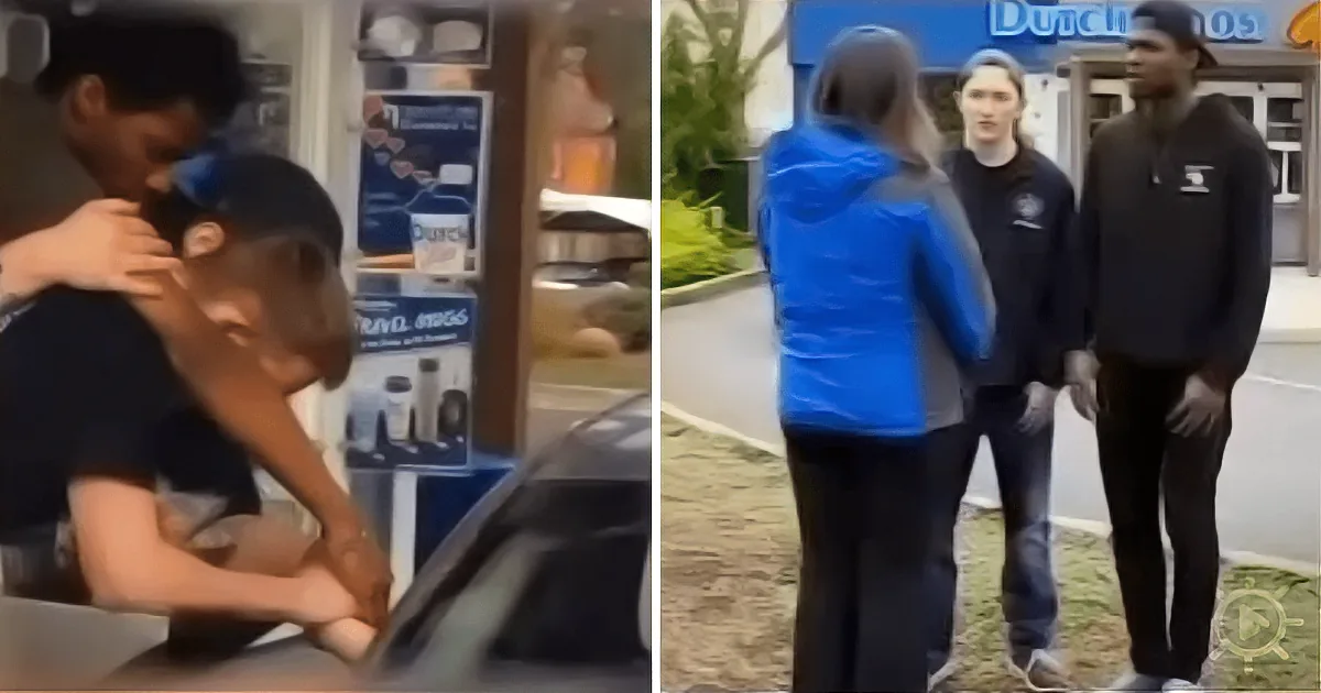 Teens Grab a Crying Woman at a Drive-Thru, Wait Until You See Why!