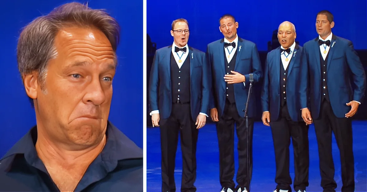 The Audience Is Skeptical as Mike Rowe Joins the Barbershop Act. He Opens His Mouth and They Lose It!