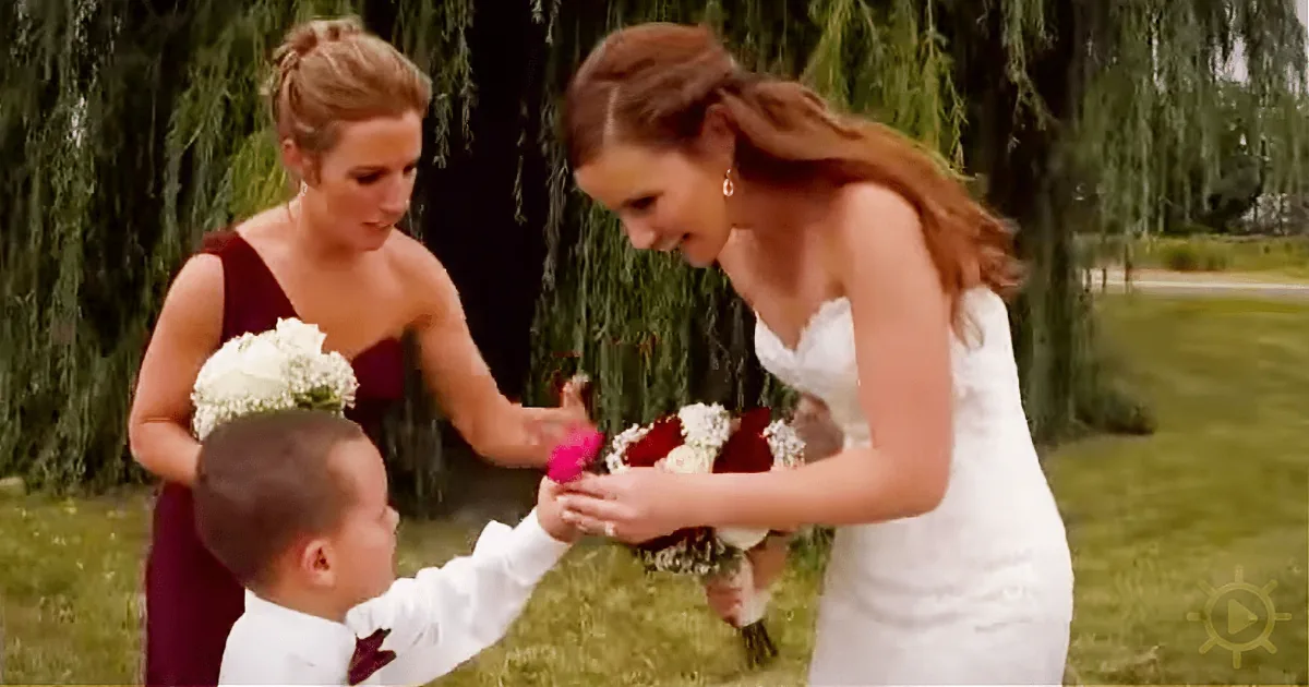 Stepmom Reads Her Wedding Vows and Her Future 4-Year-Old Son Bursts Into Tears!