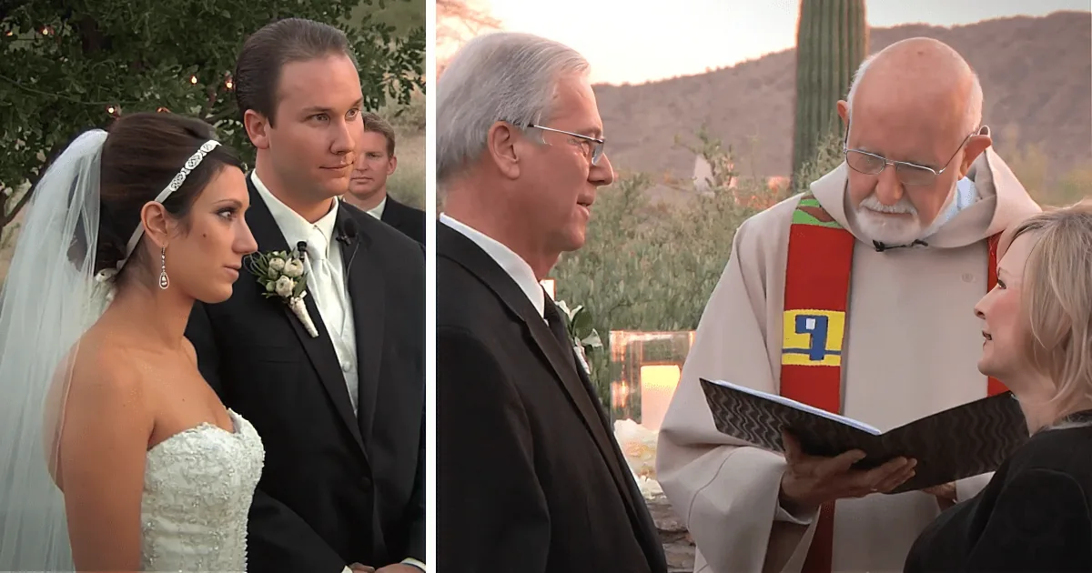 Bride and Groom Stand at the Altar. Suddenly, the Priest Tells Them to Move to One Side.