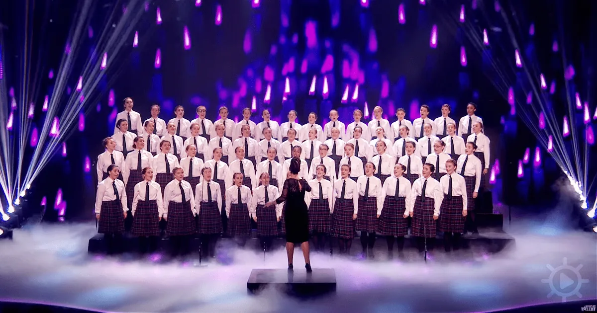 60 Girls Line up the Stage to Sing ''Ave Maria'' and It''s Shockingly Good!