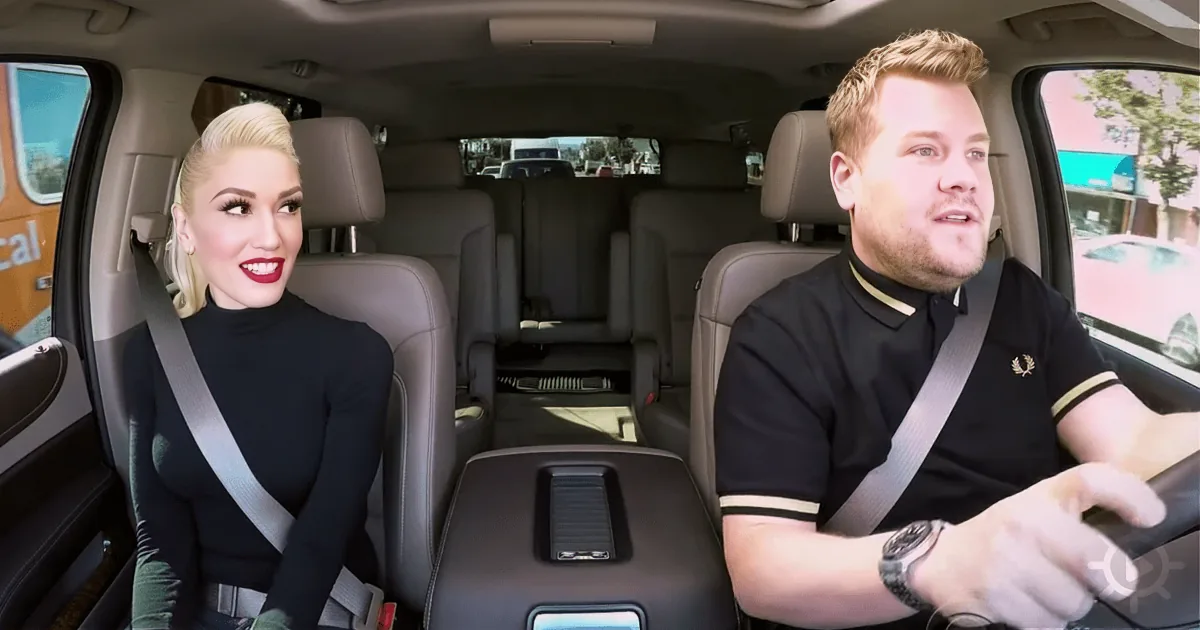 James Cordon and Gwen Stefani Sing It up - but Then These Two Mega-Stars Jump in the Back Seat!