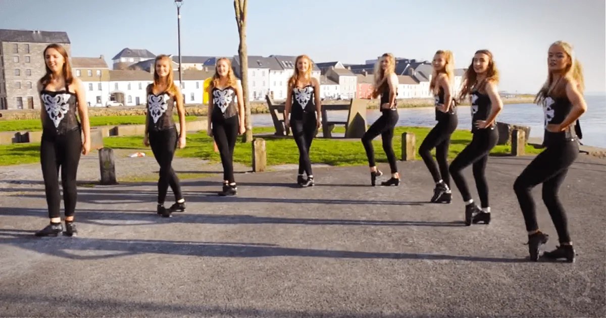 8 Irish Dancers Form a Line, Then Stun Everyone With Their Routine!