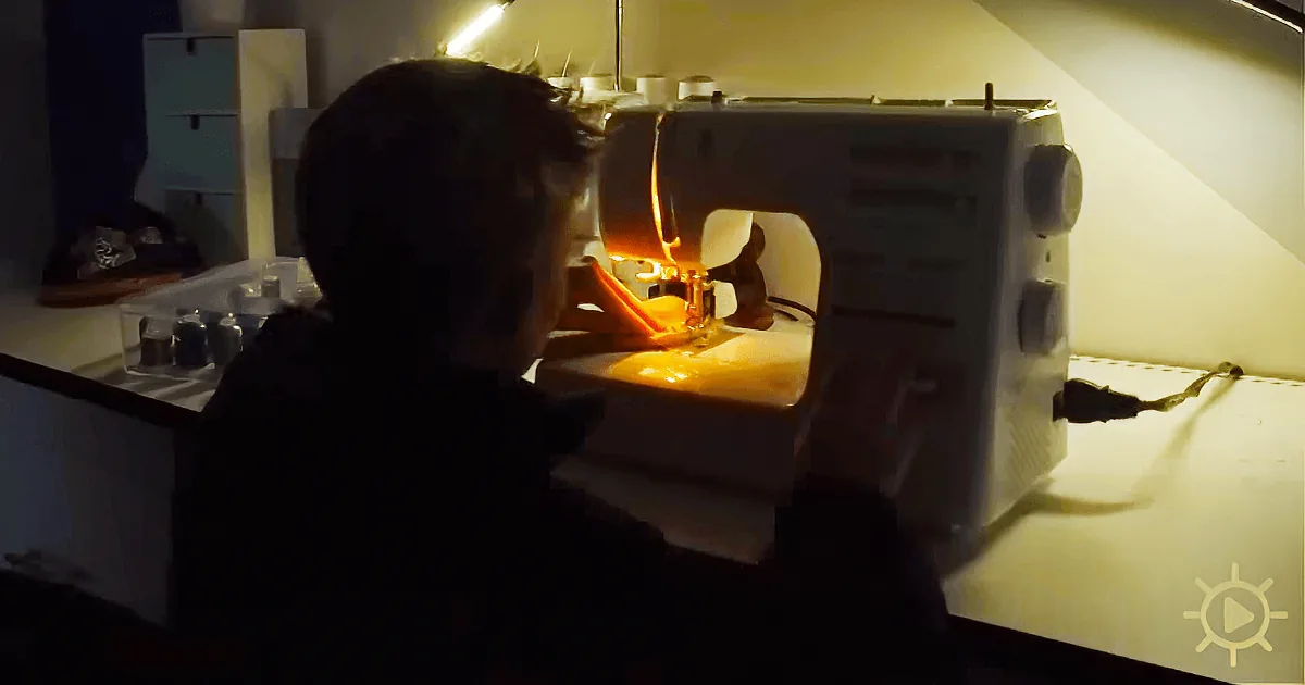A Mother Can''t Keep Her Son Away From the Sewing MacHine. Wait ''Till You See Why!