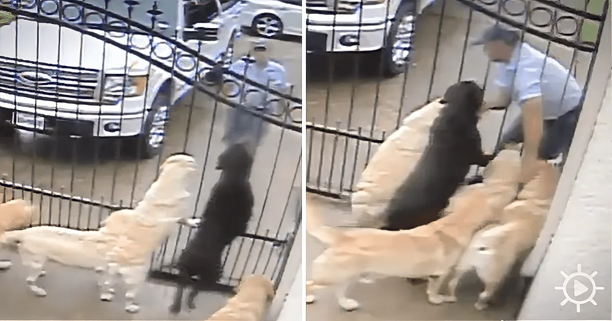 Shocking Footage of What the Mailman Does to a Family''s Dogs