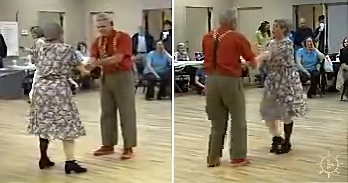 Combining Dance Skill and Humor, an Older Couple Really Swing