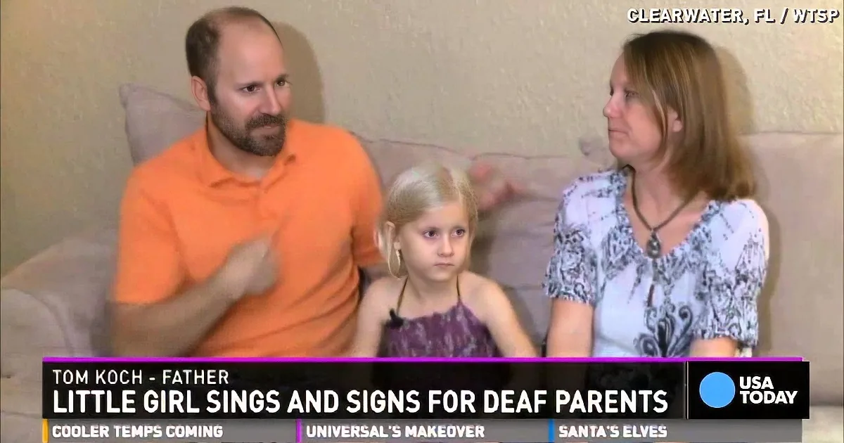 When a Little Girl Starts Singing at a Recital - the Audience Can't Help but Look at Her Hands.