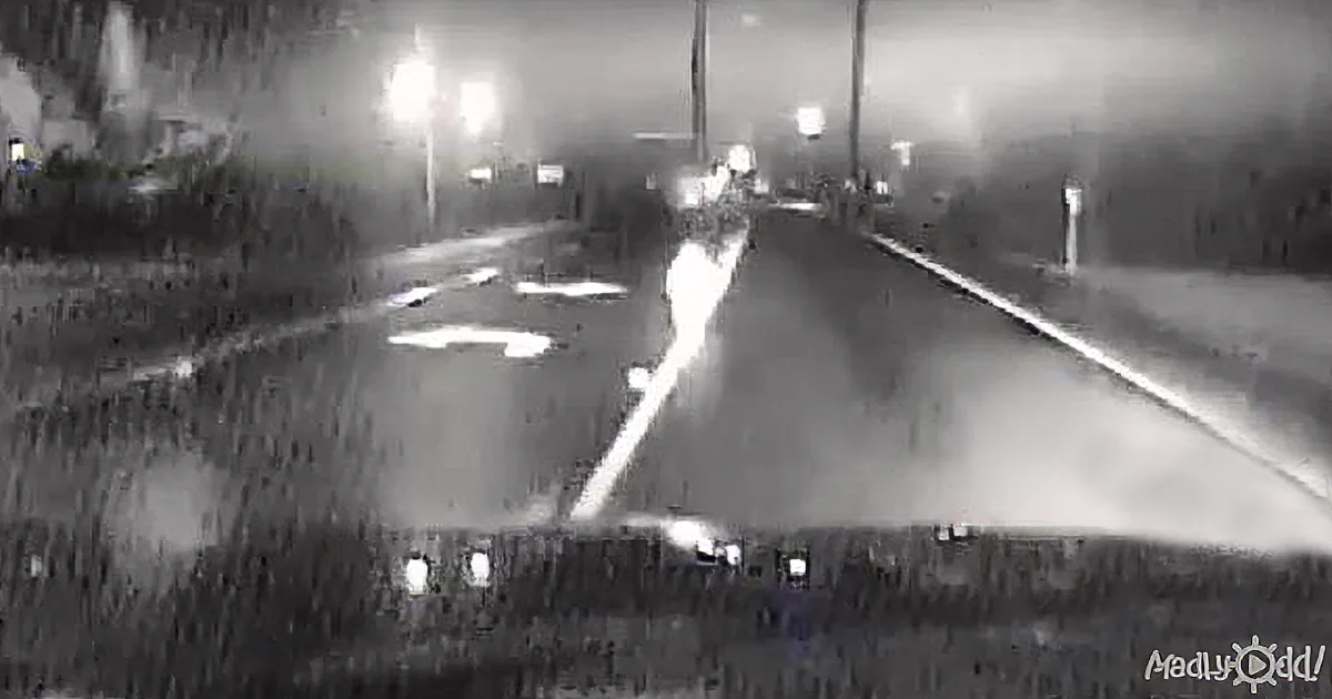 A Cop Is Stunned When He Sees a Mysterious Figure Run Towards Him!