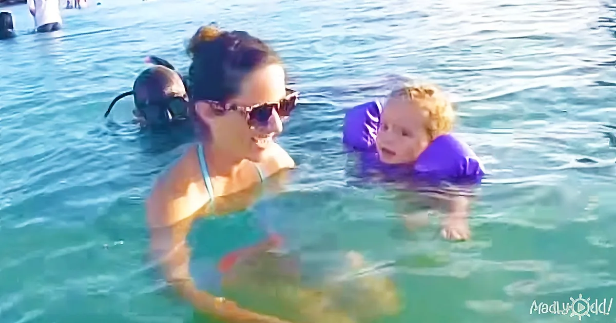 Mom and Young Family Go Swimming - You Won''t Believe What Happens Next