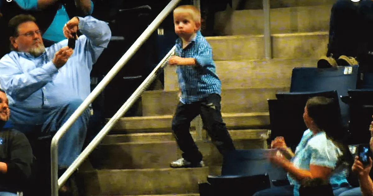 Little Boy Who Loves to Dance Adds Some Fun to a Concert Intermission
