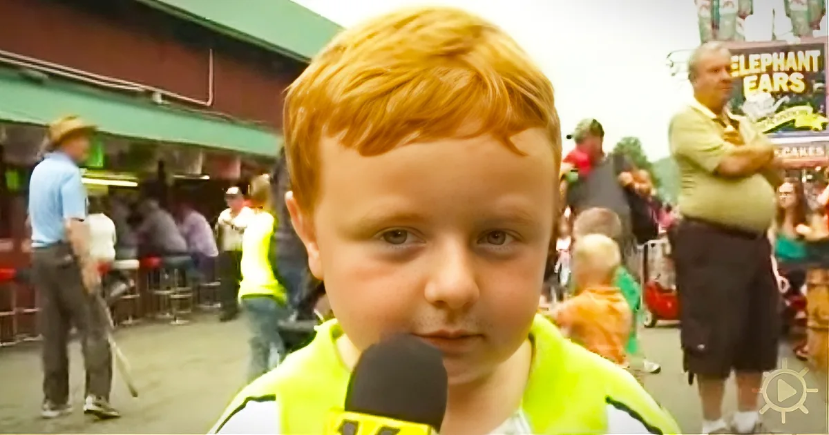 On Live TV, Apparently for the First Time, 5 Year-Old Gives an Epic Interview