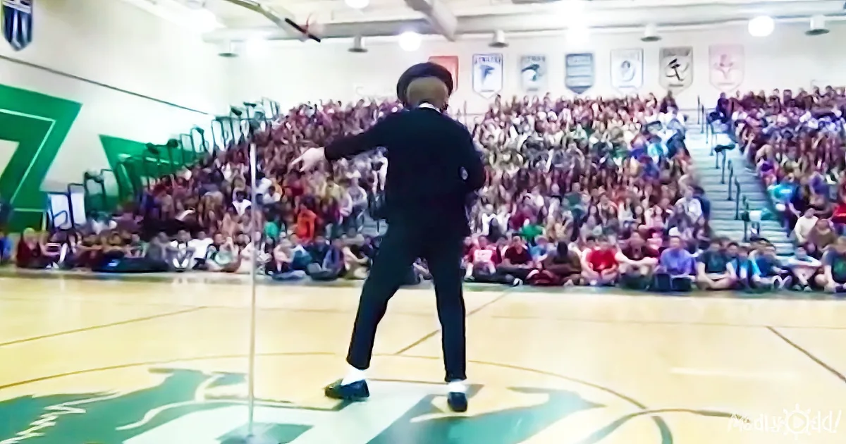 This Teen Wins His School Talent Show With Brilliant Dance Version of ''Billie Jean''