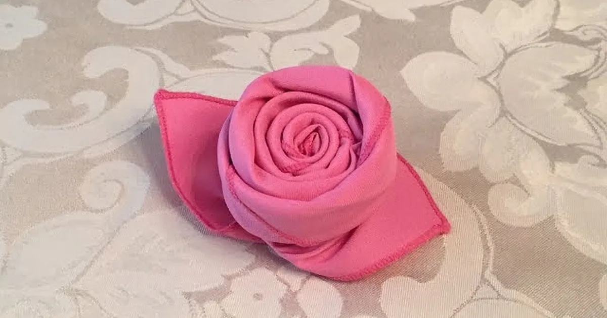 Learn How to Fold a Cloth Napkin Into a Rose in Just 72 Seconds
