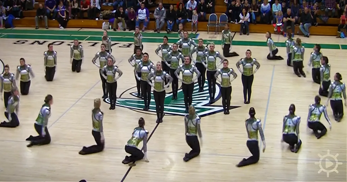 'Armored' All-Girl Drill Team Takes Floor for Flawless Sci-Fi Themed Routine