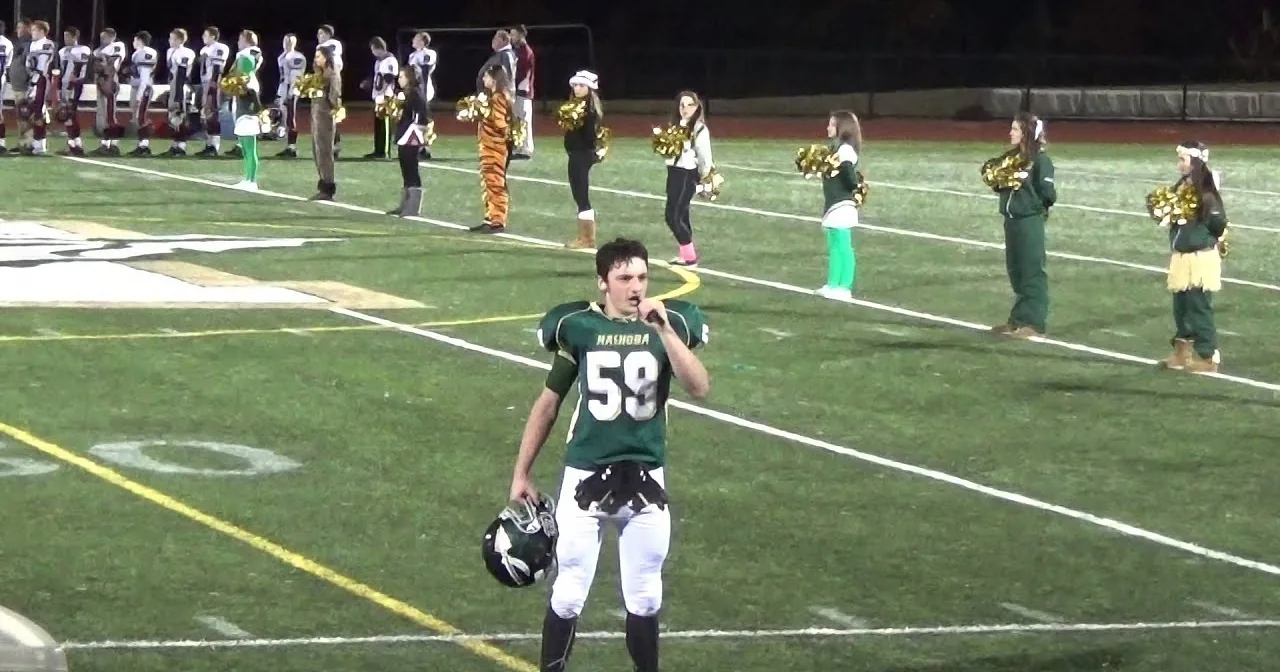 Unexpected Singer Astonished the Crowd in a High School Football Game.