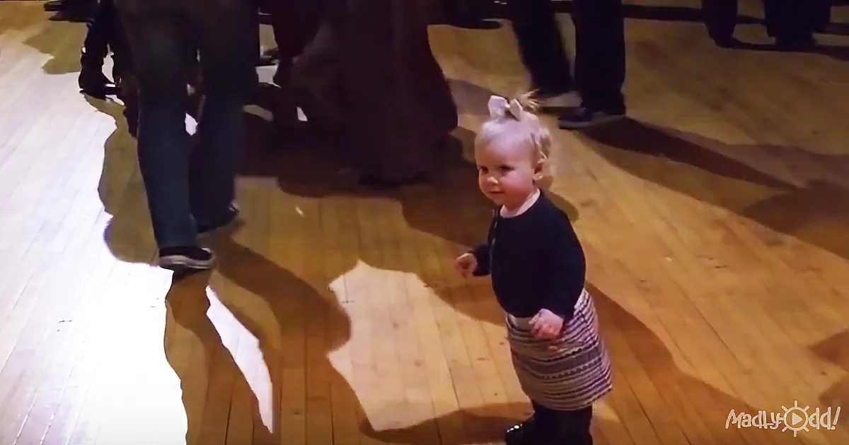 Everyone Is in Hysterics as They Watch This Little Girl Perform Her Favorite Dance