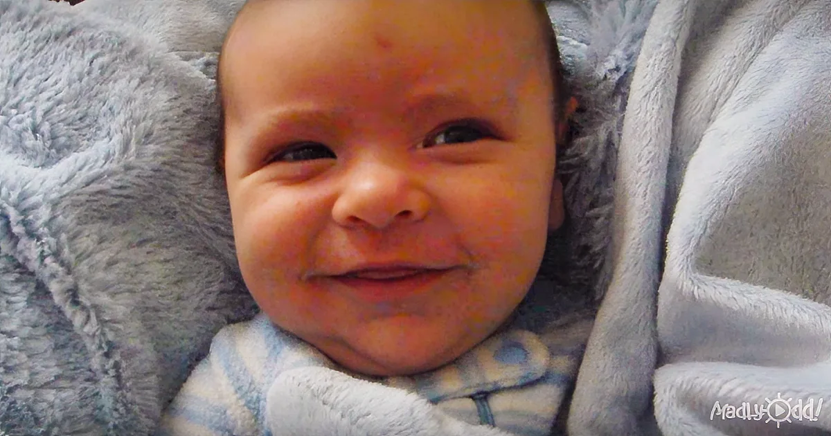 Little Baby Oliver Wakes up, Testing Every Emotion on His Cute Little Face...