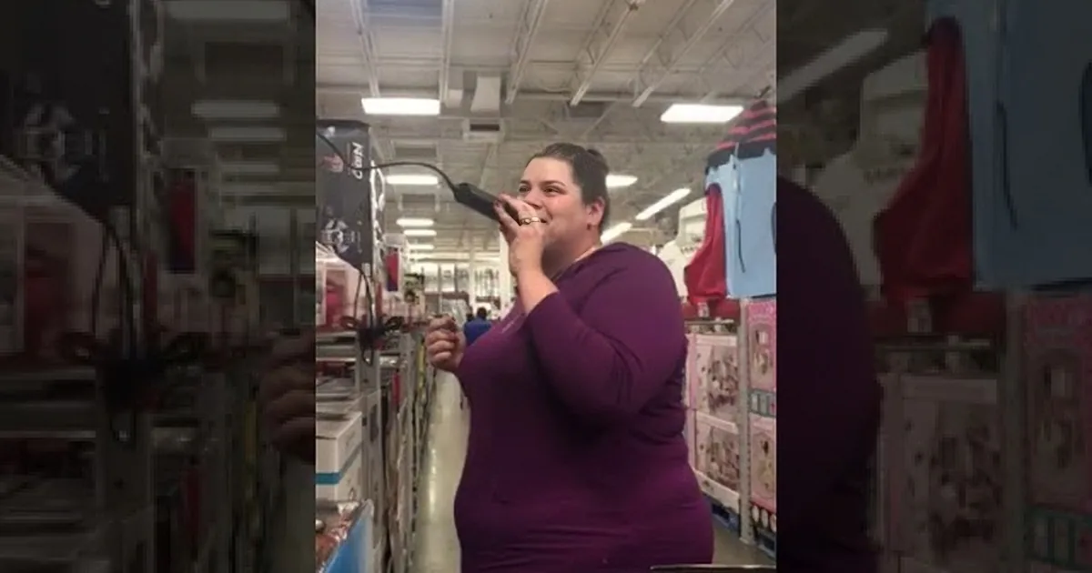 A Woman Grabs a Mic at a Grocery Store and Starts to Sing. Her Video Is Going Viral.
