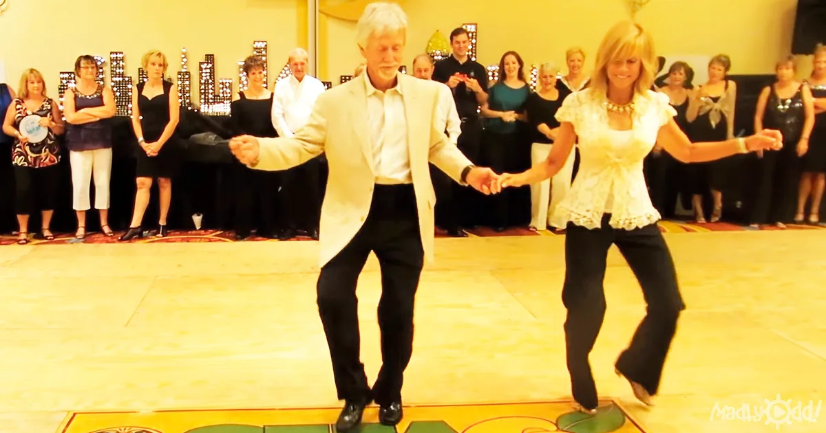 Senior Couple Takes the Floor for Dance Performance and the Crowd Goes Wild