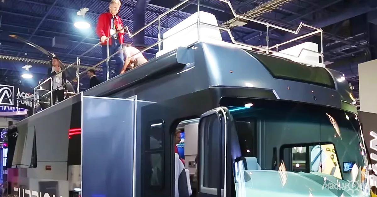 $3.5 Million Camper Home Has Built-in Helipad, but It''s the Inside Making People Want to Move In