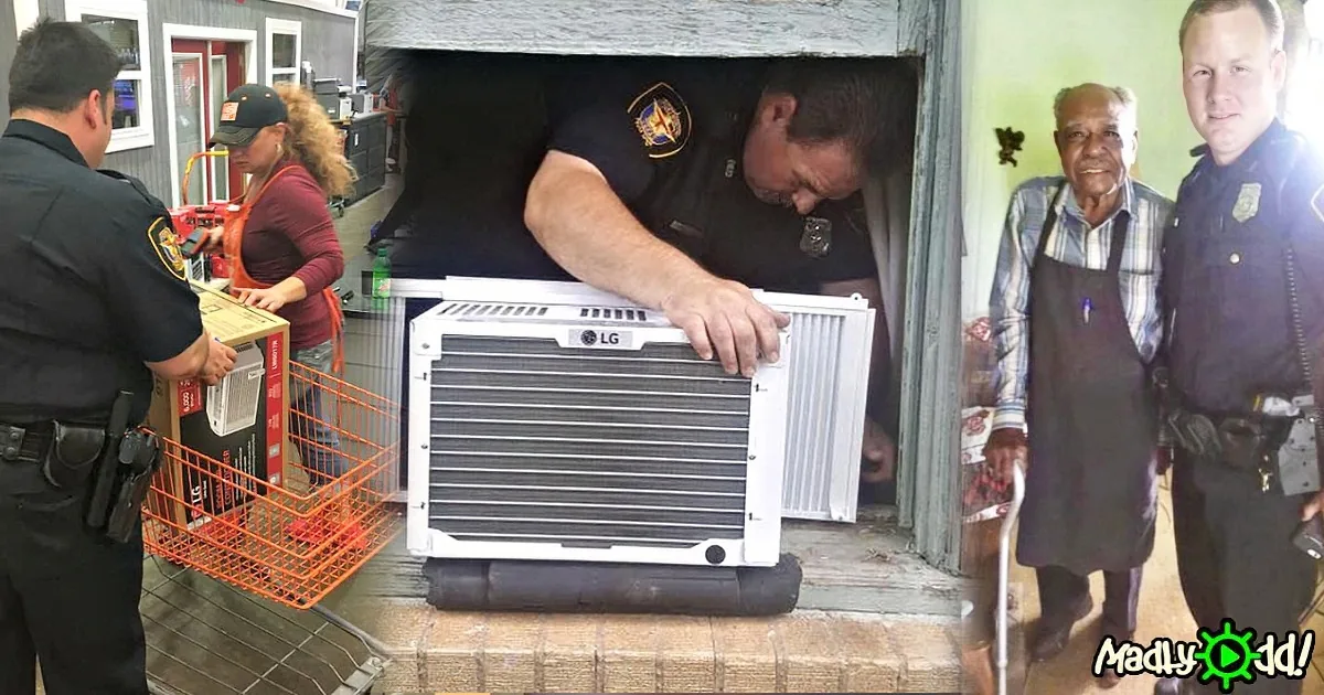 Police Help 95-Year-Old WWII Veteran Following Critical 911 Call About AC