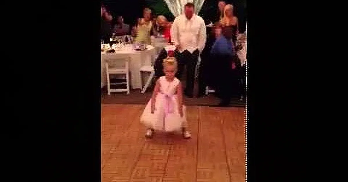 A Flower Girl''s Epic Dance Routine Has the Entire Wedding Party LOL