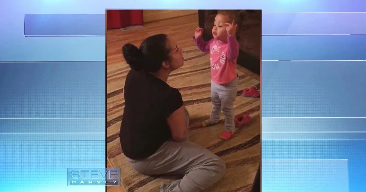 Tiny 2-Yr-Old Stamps Her Feet and Picks a ''Fight'' With Mommy That Has Internet Cracking Up