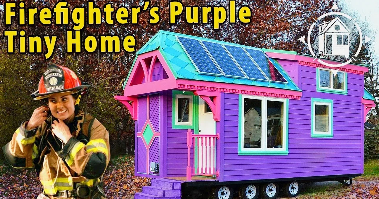 Trans-Portable Home Has Daring Color Choice, but It's the Hi-Tech Toilet That's Raising Eyebrows