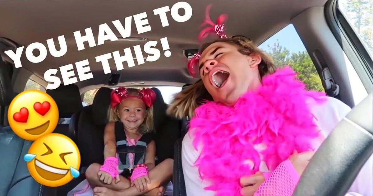 Dad and 4 Year-Old Daughter Record Epic Music Video in Family Car