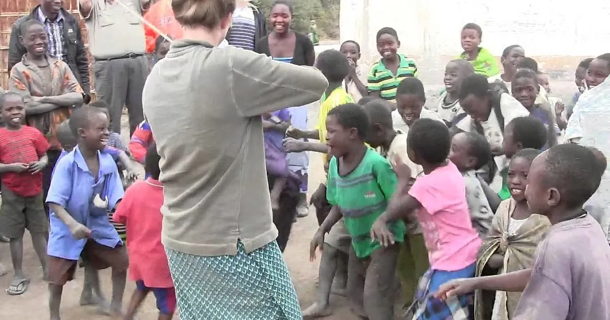 Kids in African Village Hear a Fiddle for the First Time and Seem to Like It