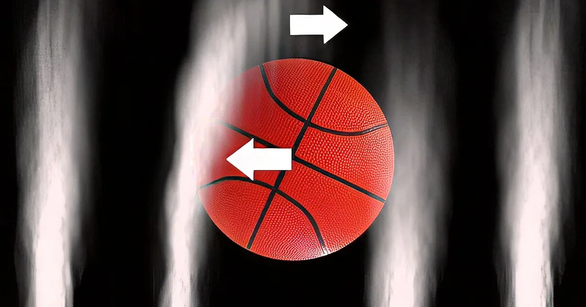 Basketball Spins off Dam and Generates an Epic Effect Only Science Can Explain