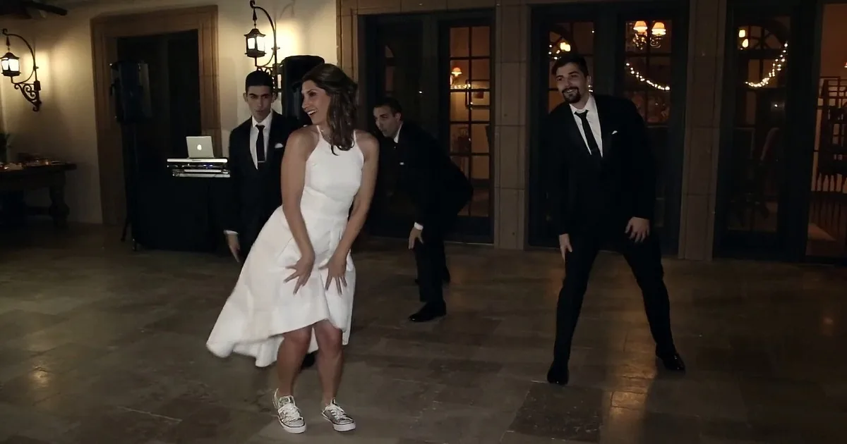 Mom Confused When Men in Sunglasses Crash Mother-Son Dance, Then They Break Into an Epic Routine!