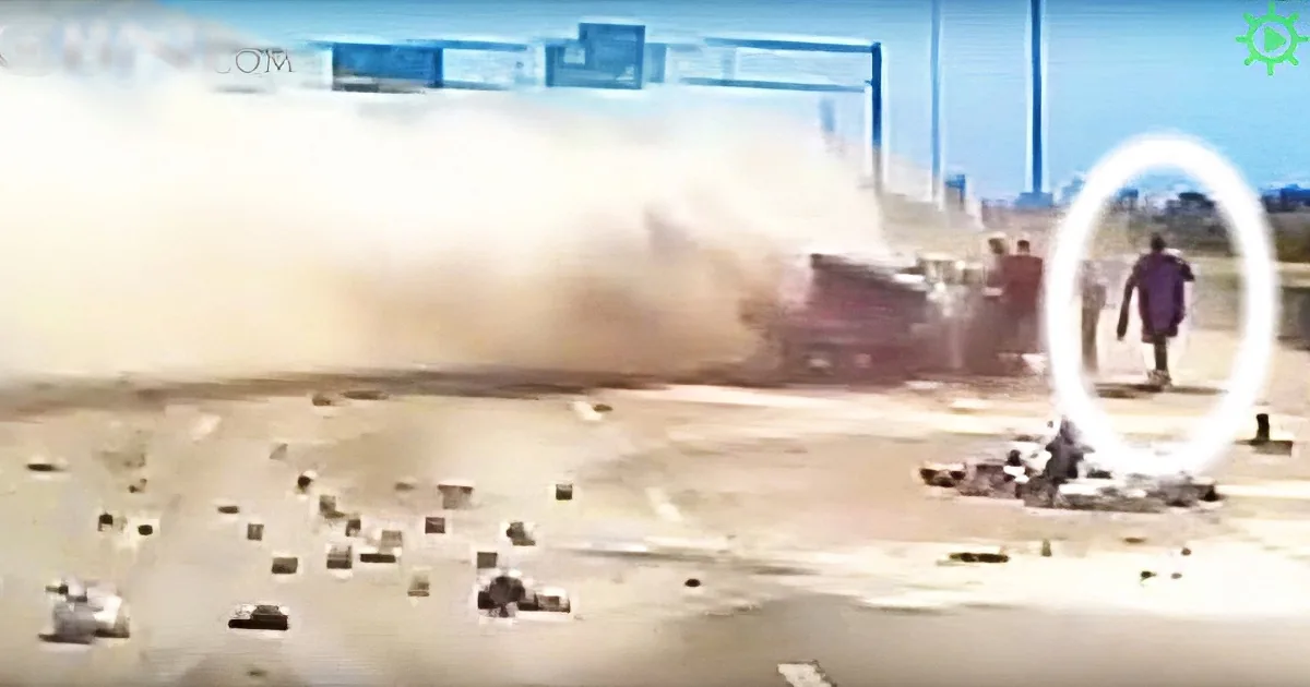 Fearless Trucker Captures Miracle on Dash Cam