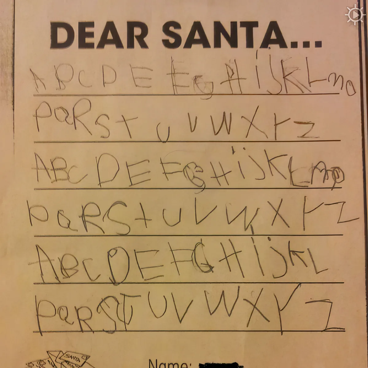 Letter to Santa