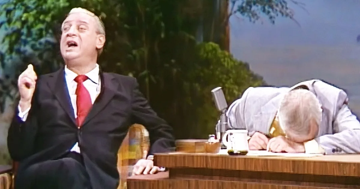 Johnny Carson Is Trying Not to Laugh on Camera. What Rodney Dangerfield Said Has Everyone Cracking Up!
