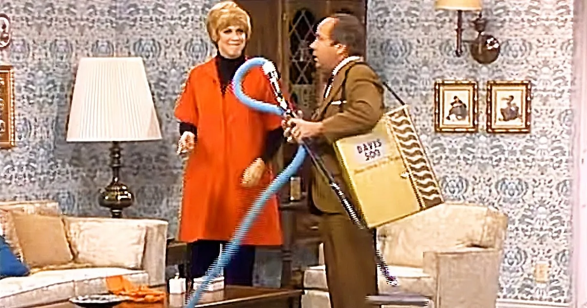Try Not to Laugh When Tim Conway Tries to Sell Vicki Lawrence a Vacuum Cleaner. It''s Nearly Impossible!