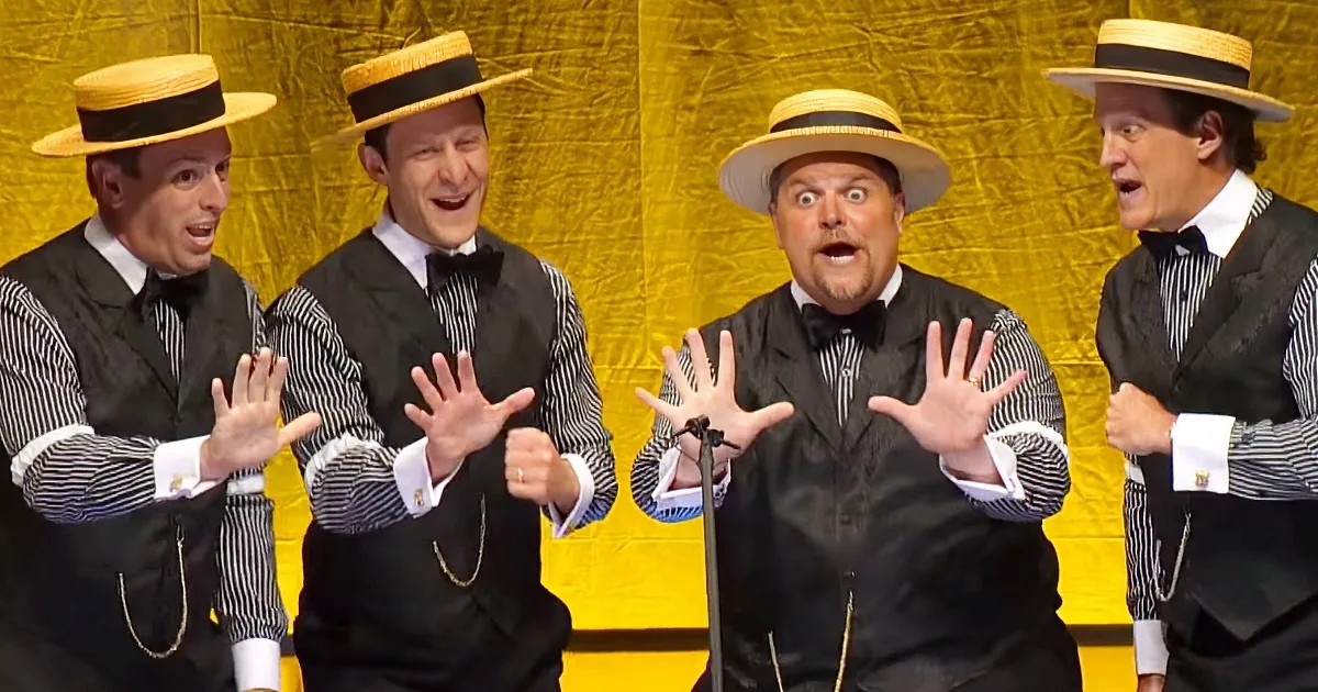 Barbershop Brings Knee-Slapping Fun to ''Good Old Days'' Music Everyone Will Love