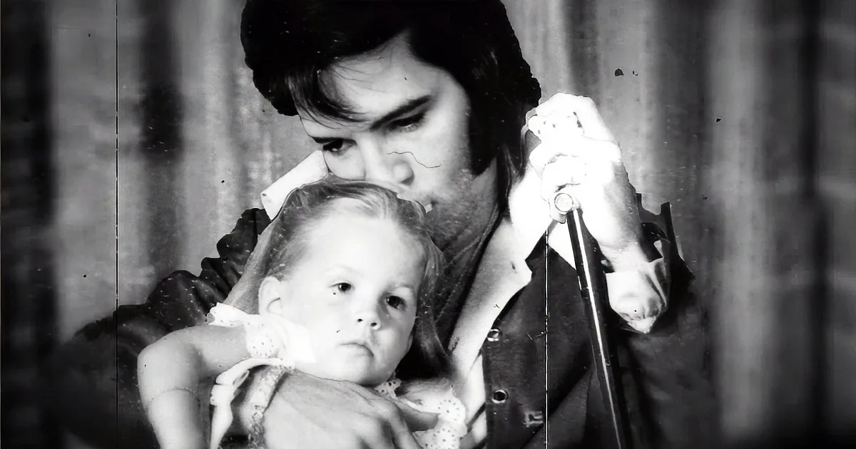 New Elvis Presley Family Footage of the Grandkids With Lisa Marie Singing ''I Love You Because'' With Her Daddy
