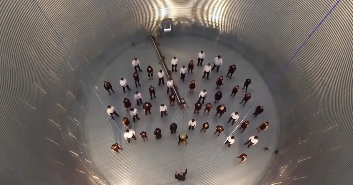 The Heavenly Sound of a Choir Singing Inside an Empty Silo Is Beautiful Beyond All Words