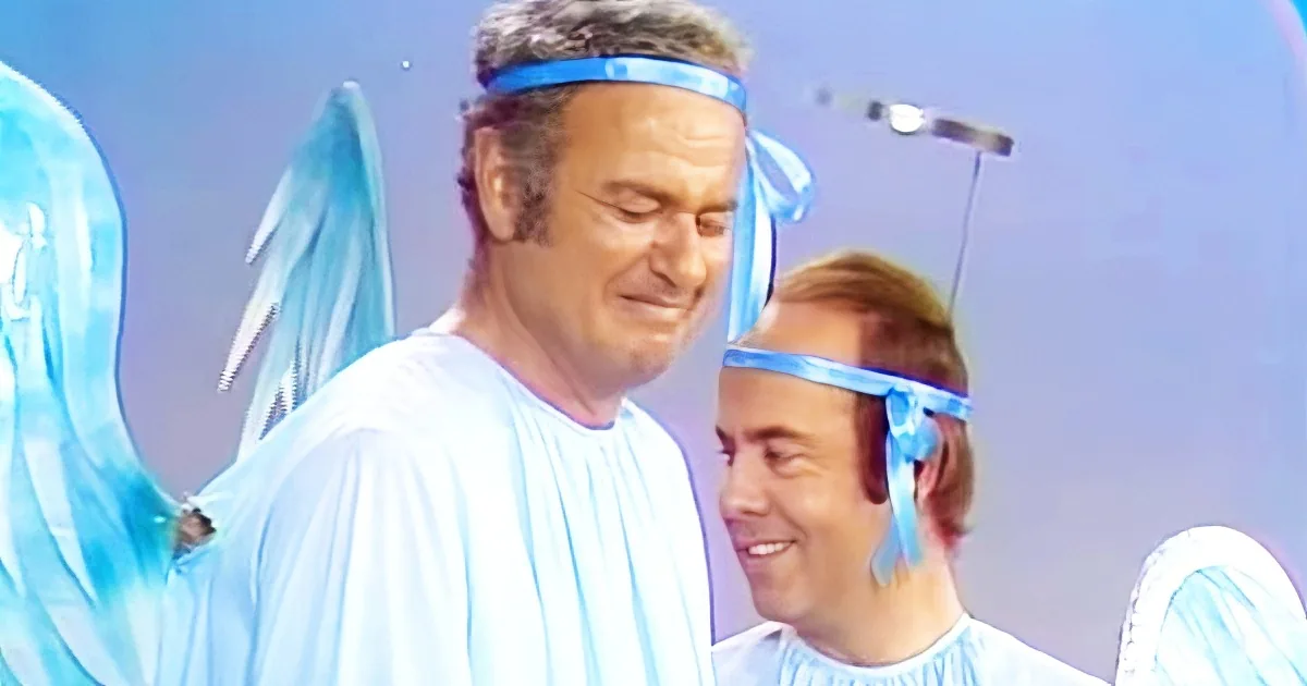 Harvey Korman Can''t Stop Laughing Over Tim Conway''s Angel Antics