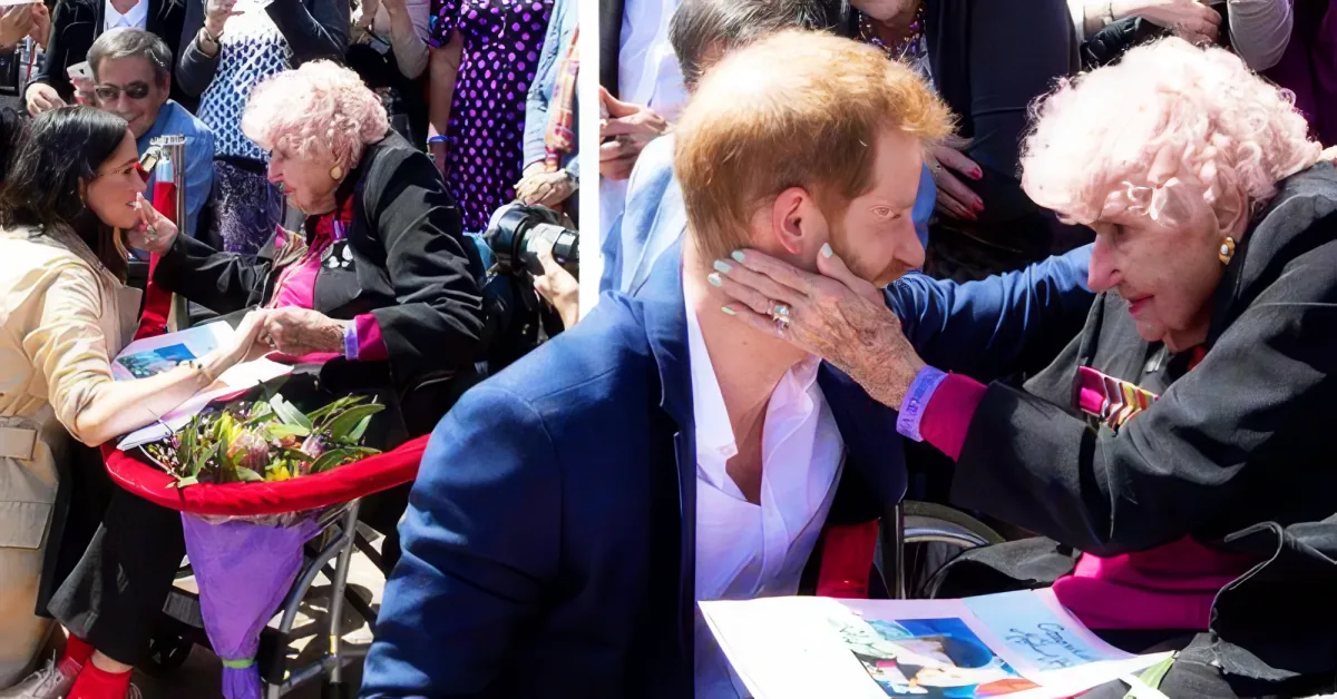 Prince Harry and Widow with Meghan