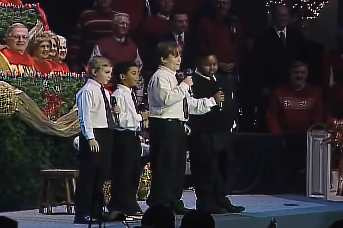 Boys sing funny Christmas gospel