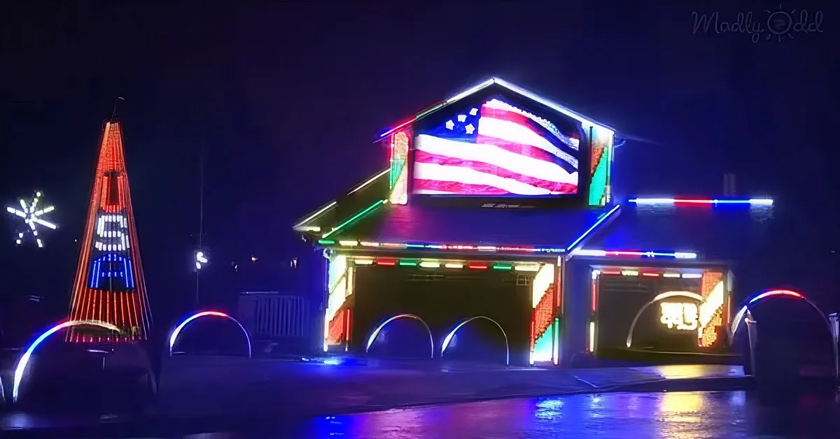 Patriotic Christmas Lights